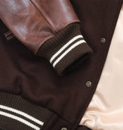 Dehen 1920 Varsity Jacket - Brown