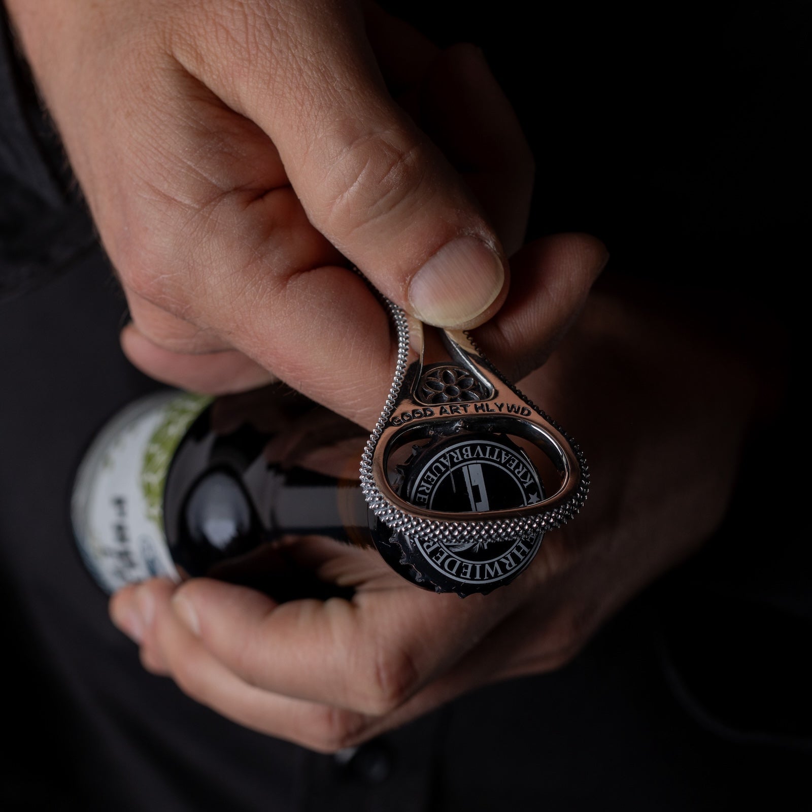 GA-CHURCH-KEY - GOOD ART HLYWD Church Key GOOSEBUMPS - Sterling Silver