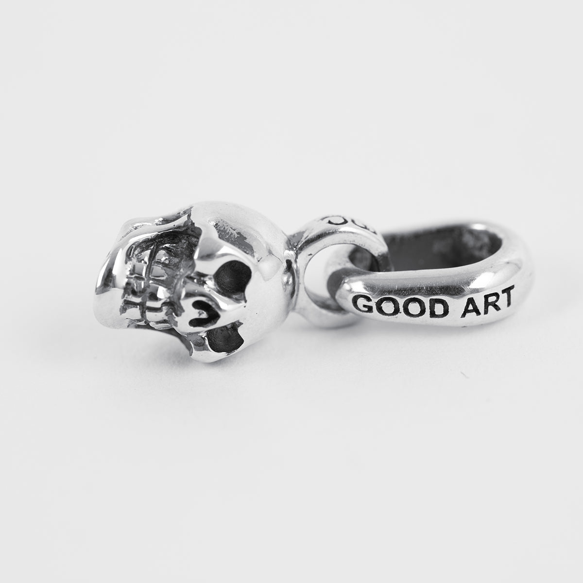 GA-JACK-SKULL-2A - GOOD ART HLYWD Jack Skull Pendant 2A - Sterling