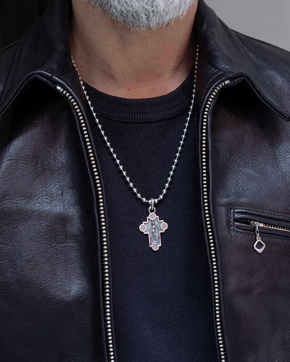 GA-JIMMY-CROSS-PEN-AA - GOOD ART HLYWD Jimmy Cross Pendant AA - Sterling Silver
