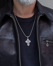 GA-JIMMY-CROSS-PEN-AA - GOOD ART HLYWD Jimmy Cross Pendant AA - Sterling Silver
