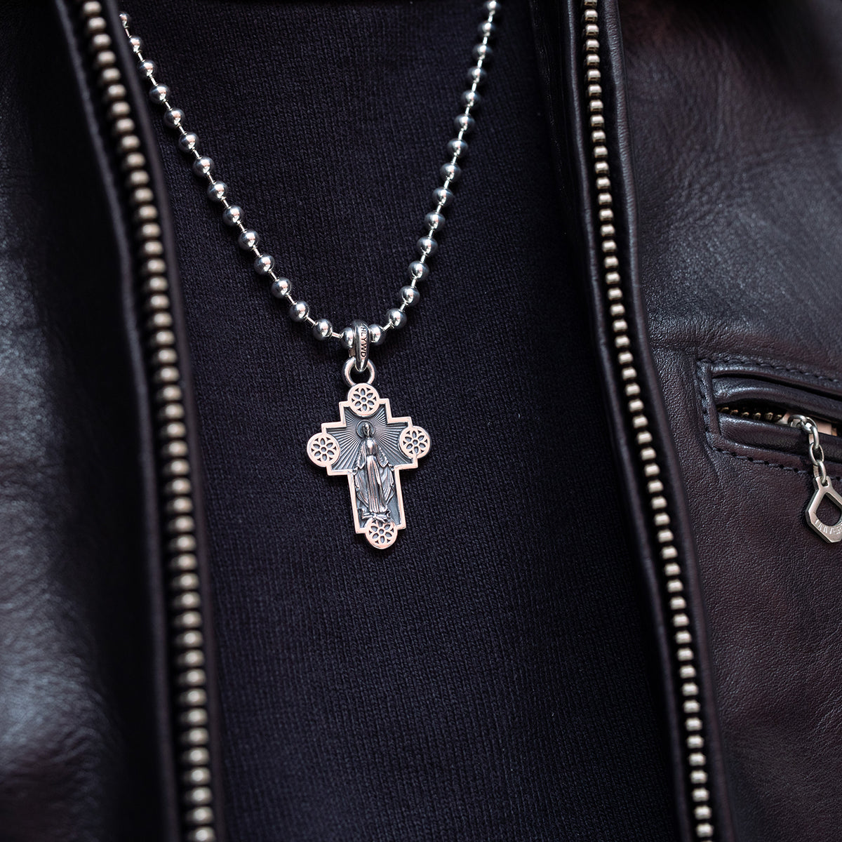 GA-JIMMY-CROSS-PEN-AA - GOOD ART HLYWD Jimmy Cross Pendant AA - Sterling Silver