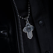 GA-JIMMY-CROSS-PEN-A - GOOD ART HLYWD Jimmy Cross Pendant A - Sterling Silver