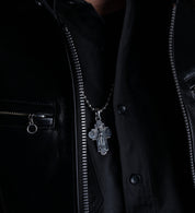 GA-JIMMY-CROSS-PEN-A - GOOD ART HLYWD Jimmy Cross Pendant A - Sterling Silver