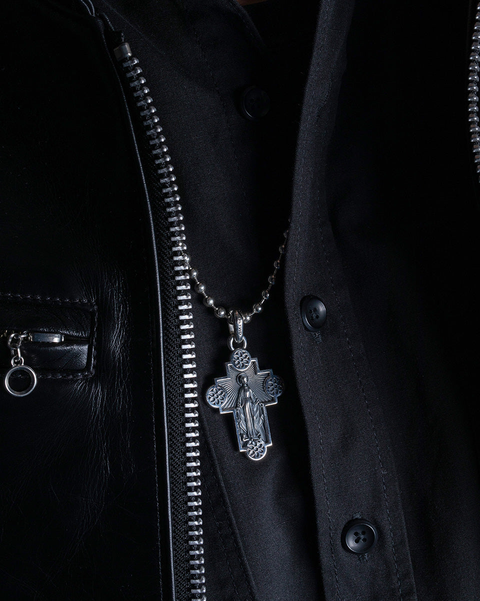 GA-JIMMY-CROSS-PEN-A - GOOD ART HLYWD Jimmy Cross Pendant A - Sterling Silver