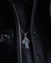 GA-JIMMY-CROSS-PEN-A - GOOD ART HLYWD Jimmy Cross Pendant A - Sterling Silver