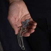 GA-JIMMY-CROSS-PEN-A - GOOD ART HLYWD Jimmy Cross Pendant A - Sterling Silver