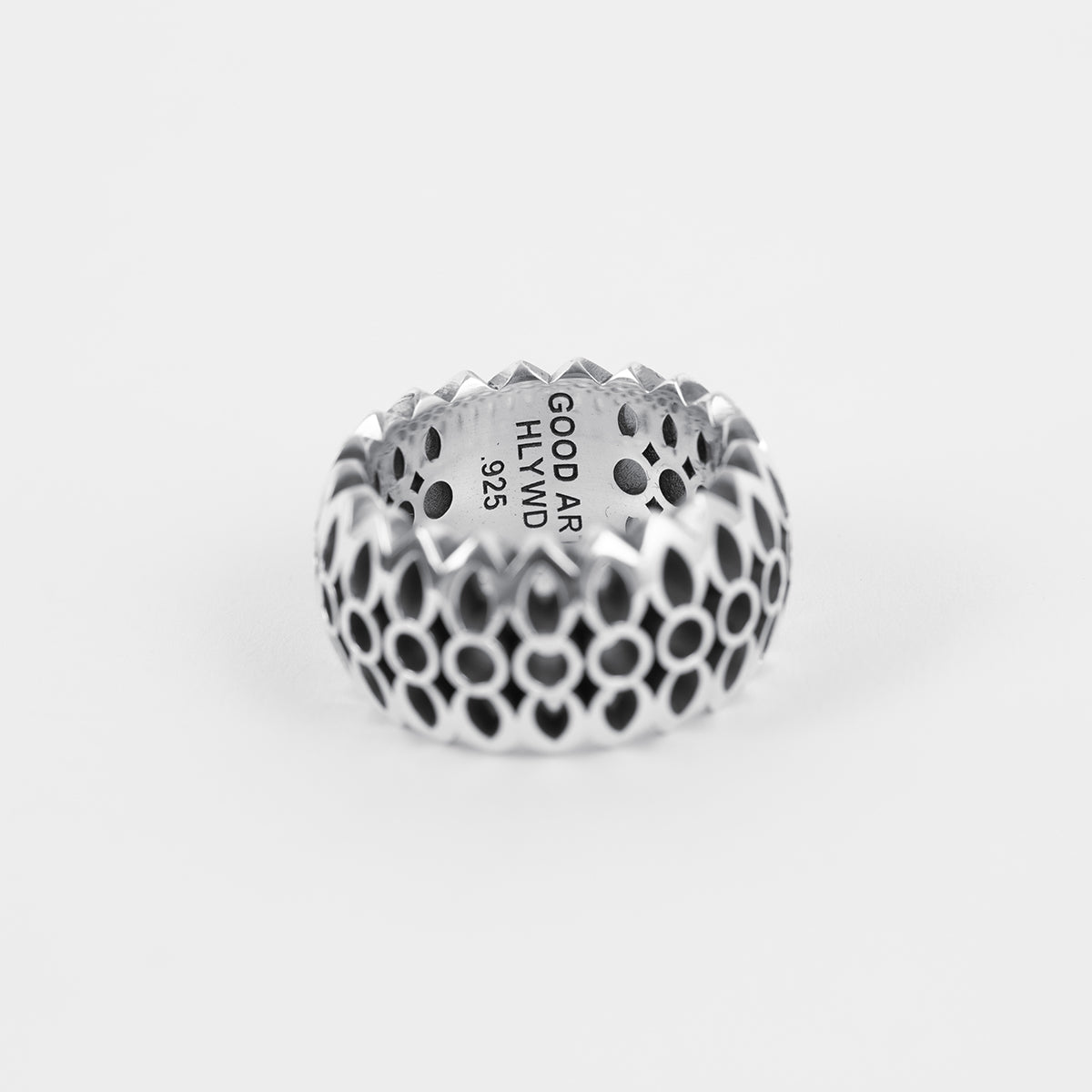 GA-M25-RING-SI - GOOD ART HLYWD Model 25 Ring - Sterling Silver