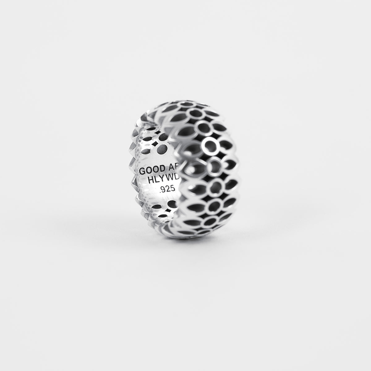 GA-M25-RING-SI - GOOD ART HLYWD Model 25 Ring - Sterling Silver