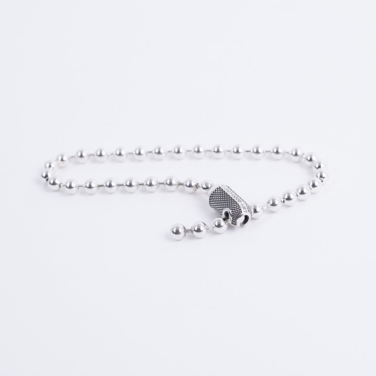 GA-POPLOCK-A-BRACELET-2A-GB - GOOD ART HLYWD Poplock A Bracelet 2A Goosebumps - Sterling Silver