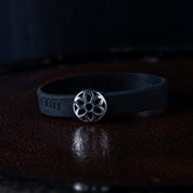 GA-RUBBER-BRA - GOOD ART HLYWD Rubber Biscuit Rosette Bracelet