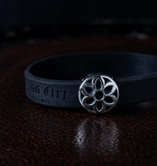 GA-RUBBER-BRA - GOOD ART HLYWD Rubber Biscuit Rosette Bracelet