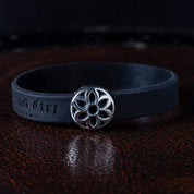 GA-RUBBER-BRA - GOOD ART HLYWD Rubber Biscuit Rosette Bracelet