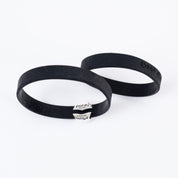 GA-RUBBER-BRA - GOOD ART HLYWD Rubber Biscuit Rosette Bracelet