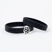 GA-RUBBER-BRA - GOOD ART HLYWD Rubber Biscuit Rosette Bracelet