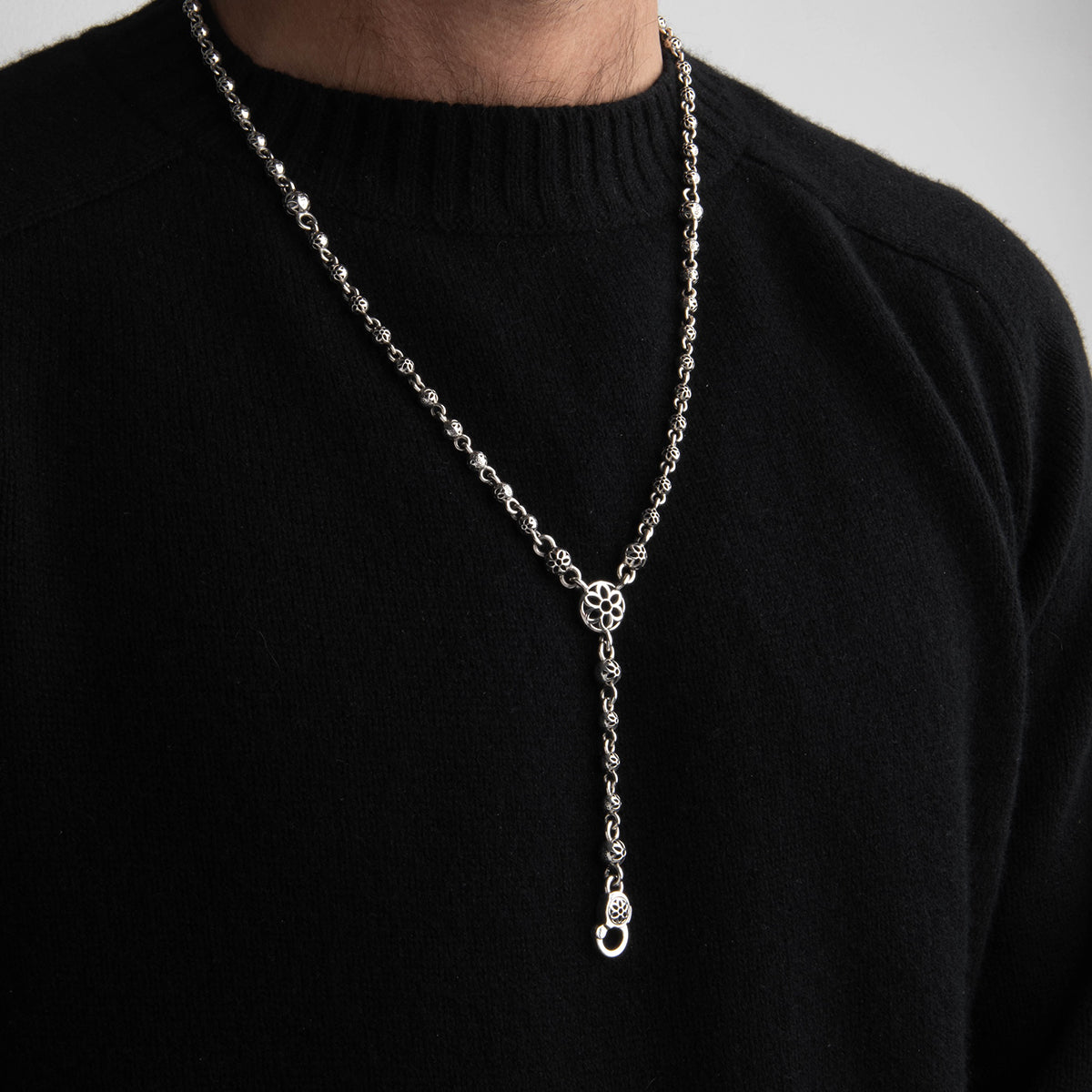 GOOD-ART-STERLING-SILVER-OYSTER-ROSARY-ON-BODY-2.jpg
