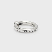 GA-SPRING-RING-SMOOTH-B - GOOD ART HLYWD Spring Ring  Smooth B- Sterling Silver