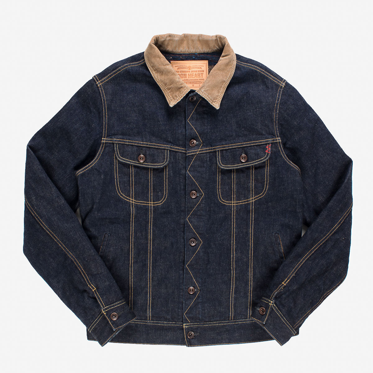 IH-101J-SR - 18oz Selvedge Denim Storm Rider Jacket - Indigo