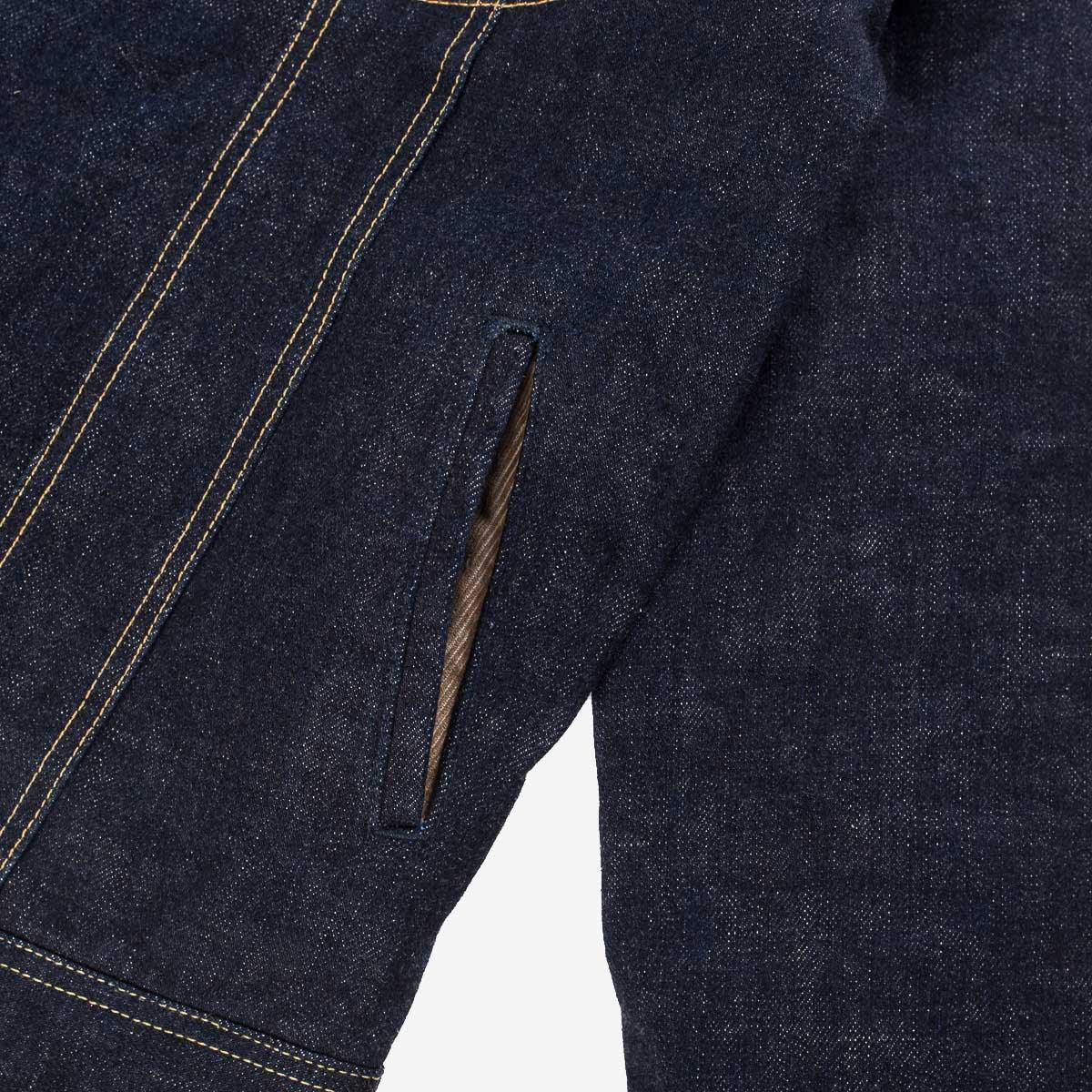 18oz Selvedge Denim Storm Rider Jacket - Indigo