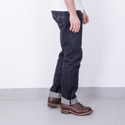 IH-1955S-142 - 14oz Selvedge Denim "1955" Vintage Tapered Cut Jeans - Indigo