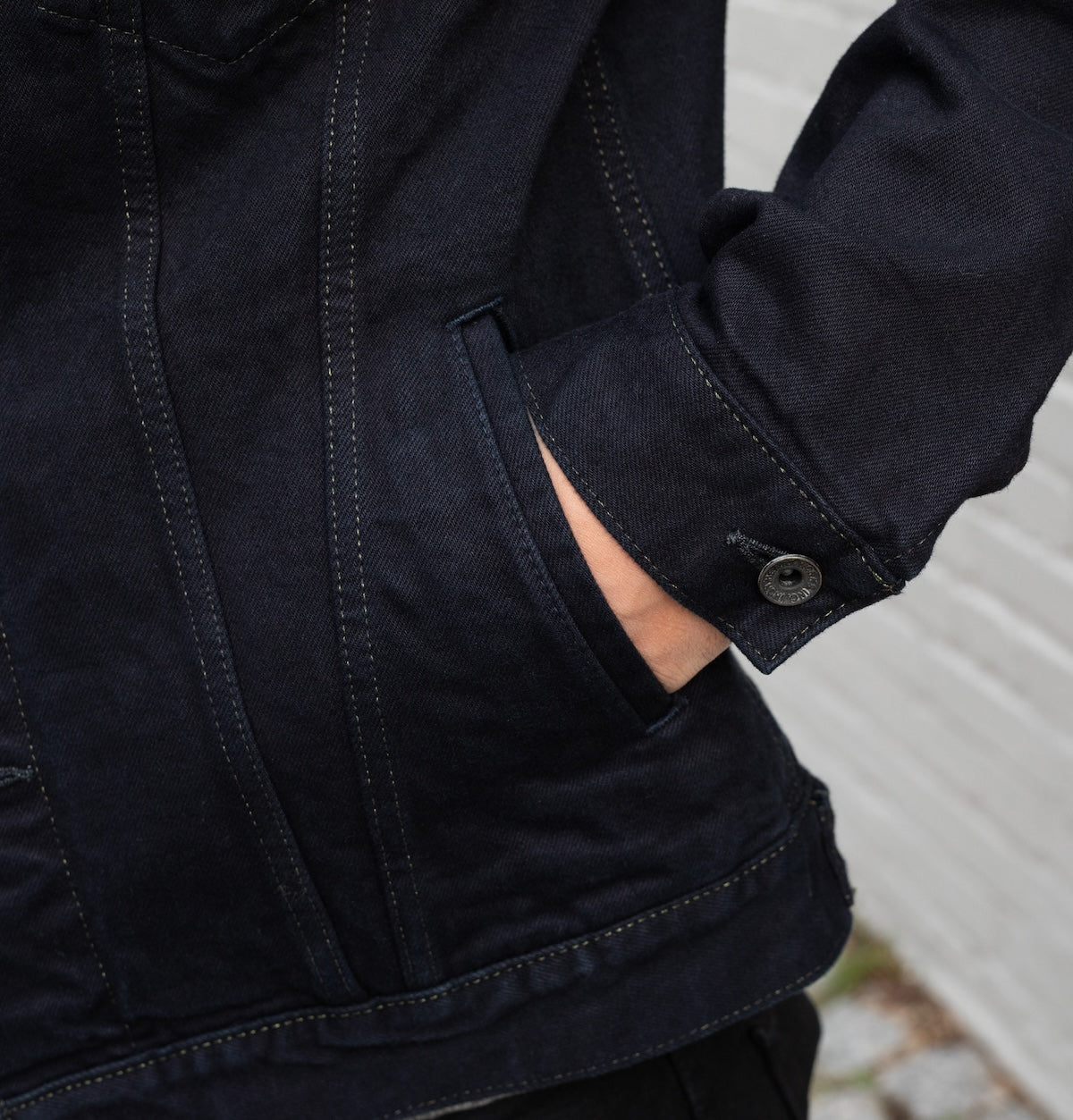 IH-526J-142OD - 14oz Selvedge Denim Type III Jacket - Overdyed Indigo