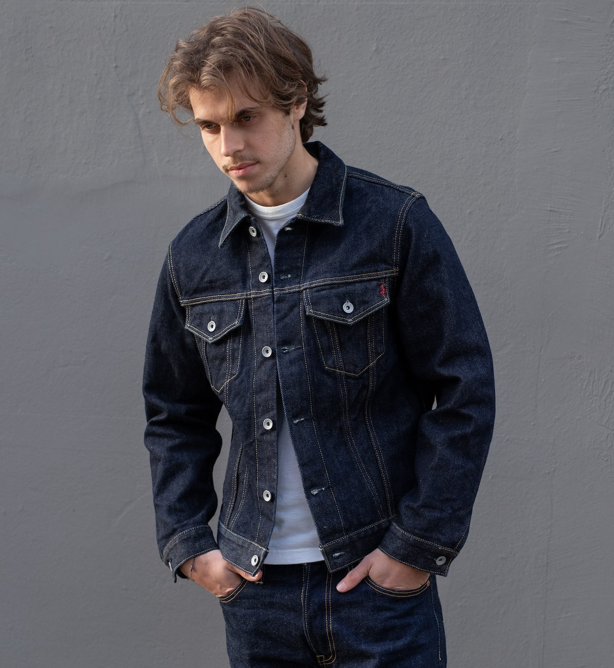 IH-526J - 21oz Selvedge Denim Type III - Indigo