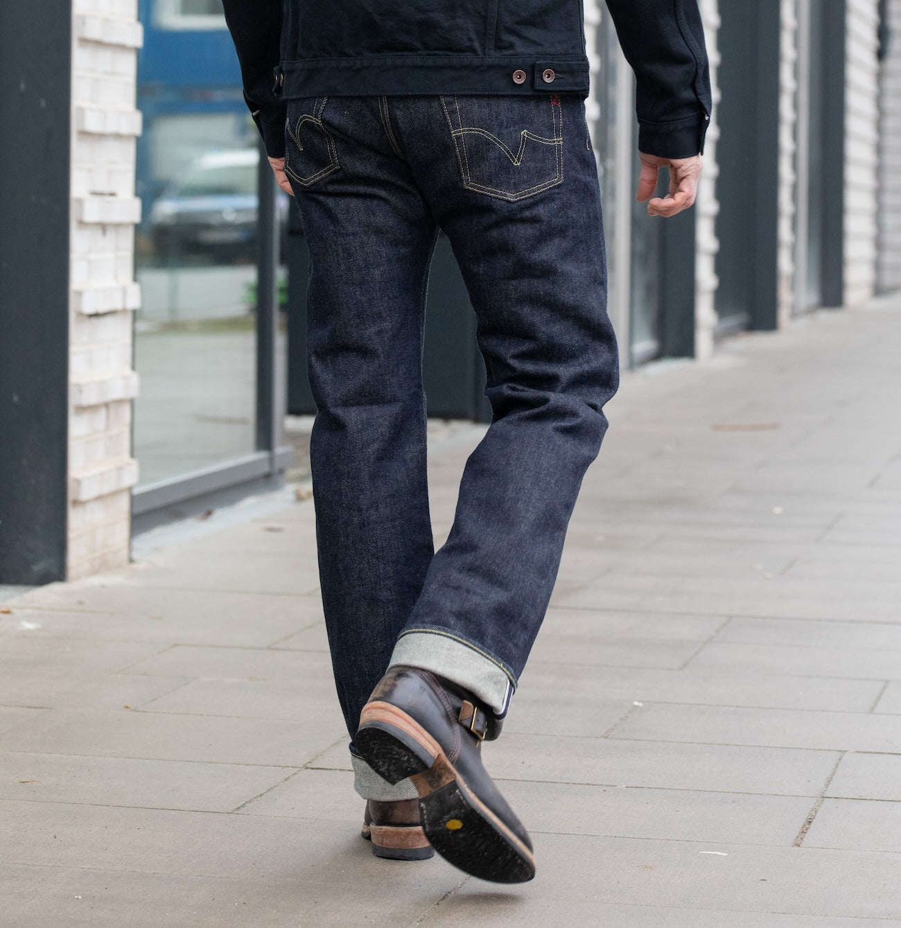IH-634S - 21oz Selvedge Denim Straight Cut Jeans - Indigo