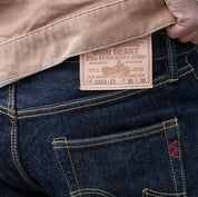 IH-666S-21 - 21oz Selvedge Denim Slim Straight Cut Jeans - Indigo