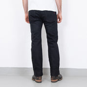 IH-666S-SB - 21oz Selvedge Denim Slim Straight Cut - Superblack Non-Fade