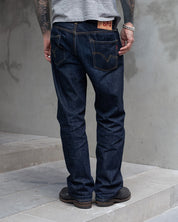 IH-684S-16-GER/2 - Iron Heart Germany 16oz Vintage Selvedge Denim Relaxed Cut Jeans - Indigo