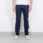 IH-721-NAV - 9oz Mercerised Selvedge Cotton Slim Tapered Chino - Navy