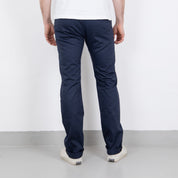 IH-721-NAV - 9oz Mercerised Selvedge Cotton Slim Tapered Chino - Navy