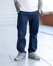 IH-750-IND - FW26 - 12oz Recycled Cotton Denim Wide Work Pants - Indigo