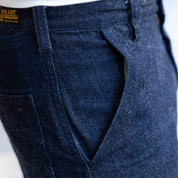 IH-750-IND - FW26 - 12oz Recycled Cotton Denim Wide Work Pants - Indigo