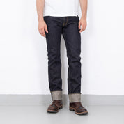 IH-777-XHS - 25oz Selvedge Denim Slim Tapered Cut Jeans - Indigo