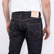IH-777-XHS - 25oz Selvedge Denim Slim Tapered Cut Jeans - Indigo