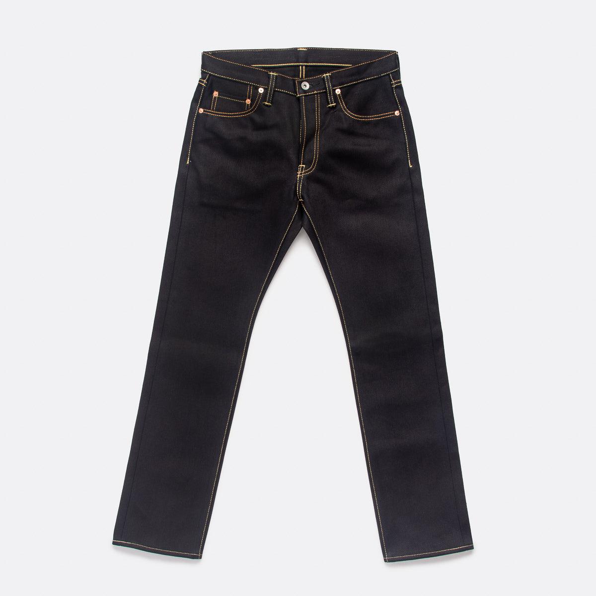 IH-777-XHSIB - 25oz Selvedge Denim Slim Tapered Cut Jeans - Indigo