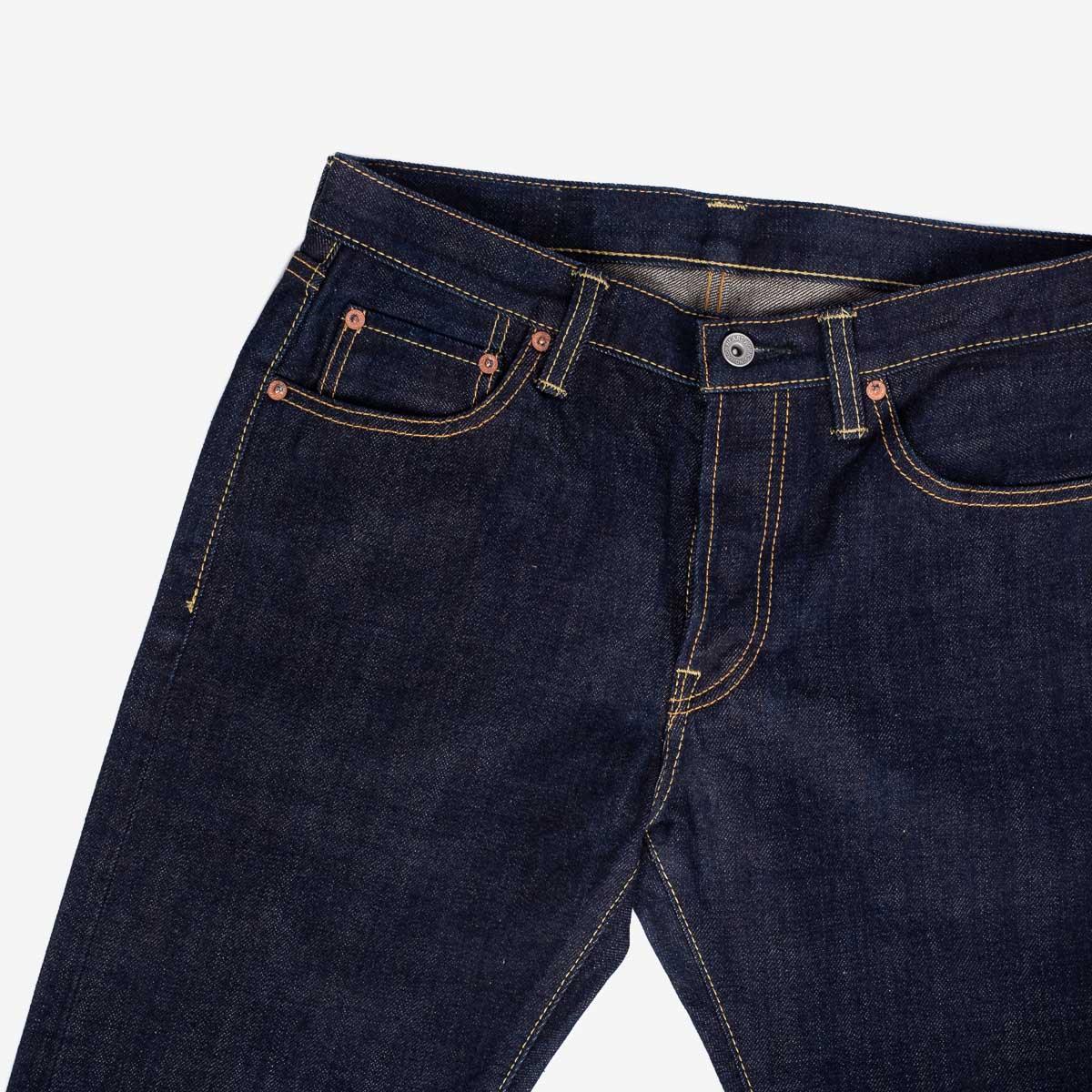 Image showing the IH-777N - 17oz Selvedge Denim Slim Tapered Cut Jeans - Natural Indigo which is a Jeans described by the following info 777, Iron Heart, Jeans, Released, Slim, Tappered and sold on the IRON HEART GERMANY online store