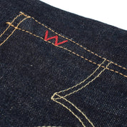 Image showing the IH-777N - 17oz Selvedge Denim Slim Tapered Cut Jeans - Natural Indigo which is a Jeans described by the following info 777, Iron Heart, Jeans, Released, Slim, Tappered and sold on the IRON HEART GERMANY online store