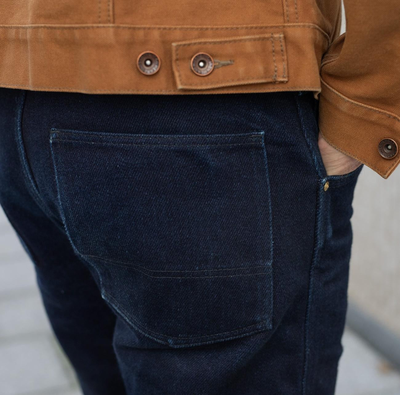IH-829-IND - 21oz Serge Work Pants - Indigo
