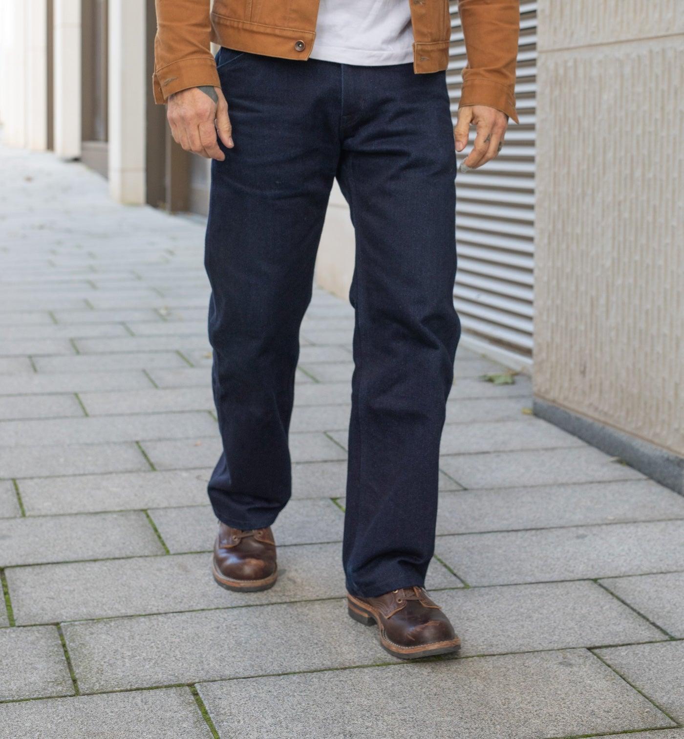 IH-829-IND - 21oz Serge Work Pants - Indigo