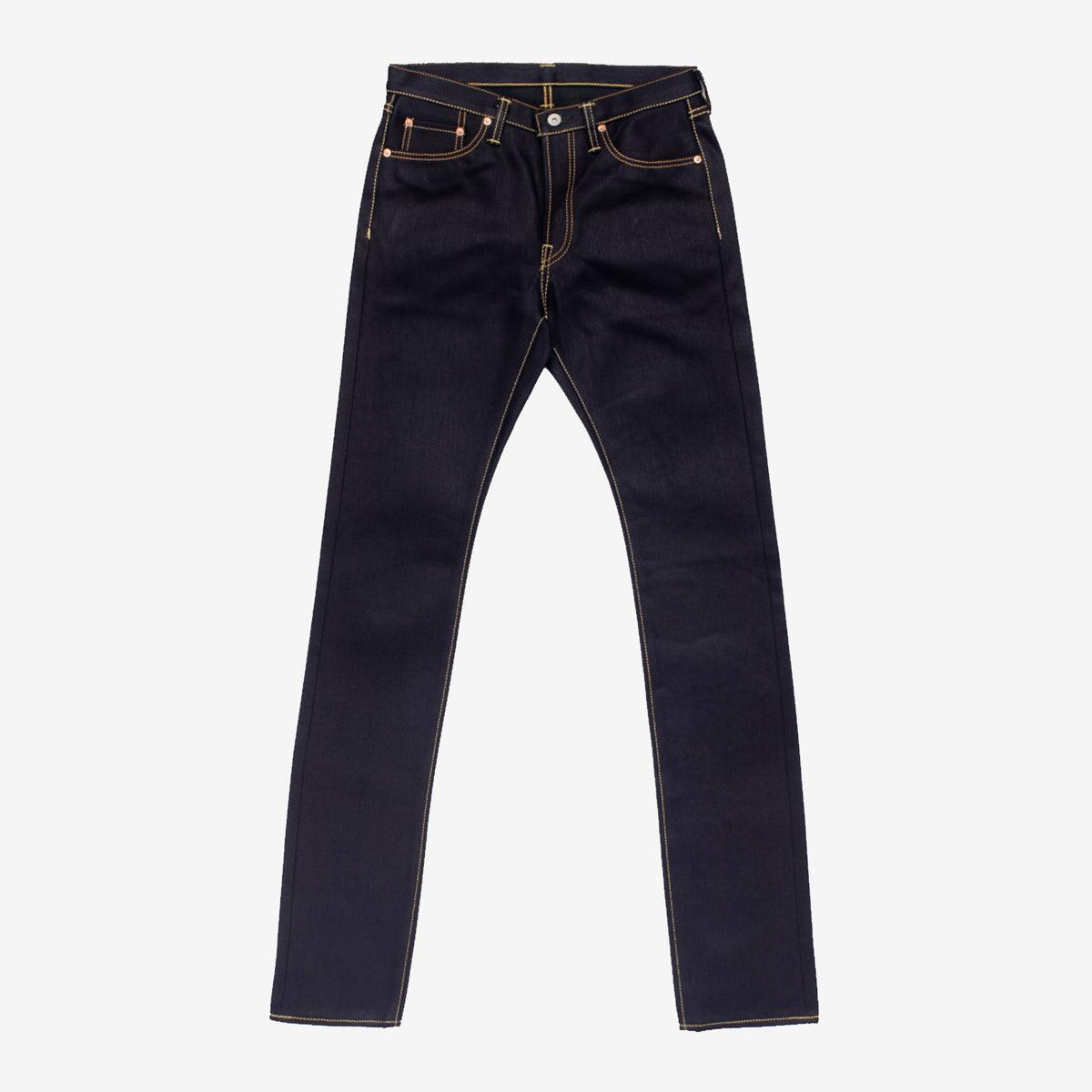IH-555S-18 - 18oz Vintage Selvedge Denim Slim Cut Jeans - Indigo