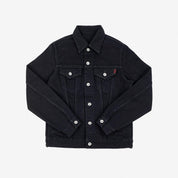 21oz Selvedge Denim Modified Type III Jacket - Black (Fades To Grey)