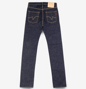 IH-666S-18 - 18oz Vintage Selvedge Denim Slim Straight Cut Jeans - Indigo
