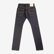 25oz Selvedge Denim Slim Tapered Cut Jeans - Indigo