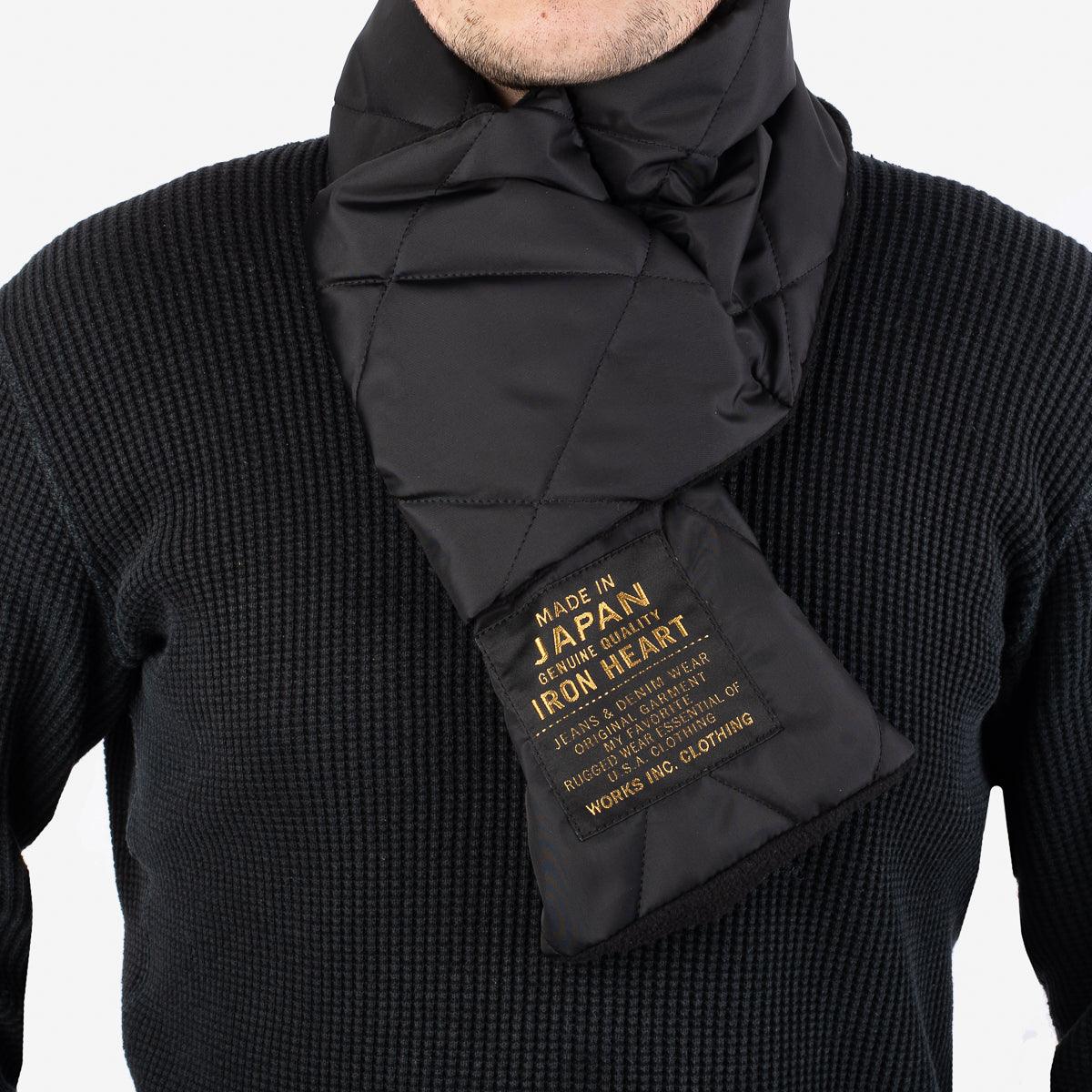 Image showing the IHG-097-BLK - PrimaLoft® Muffler - Black which is a Others described by the following info Accessories, Iron Heart, Others, Released and sold on the IRON HEART GERMANY online store