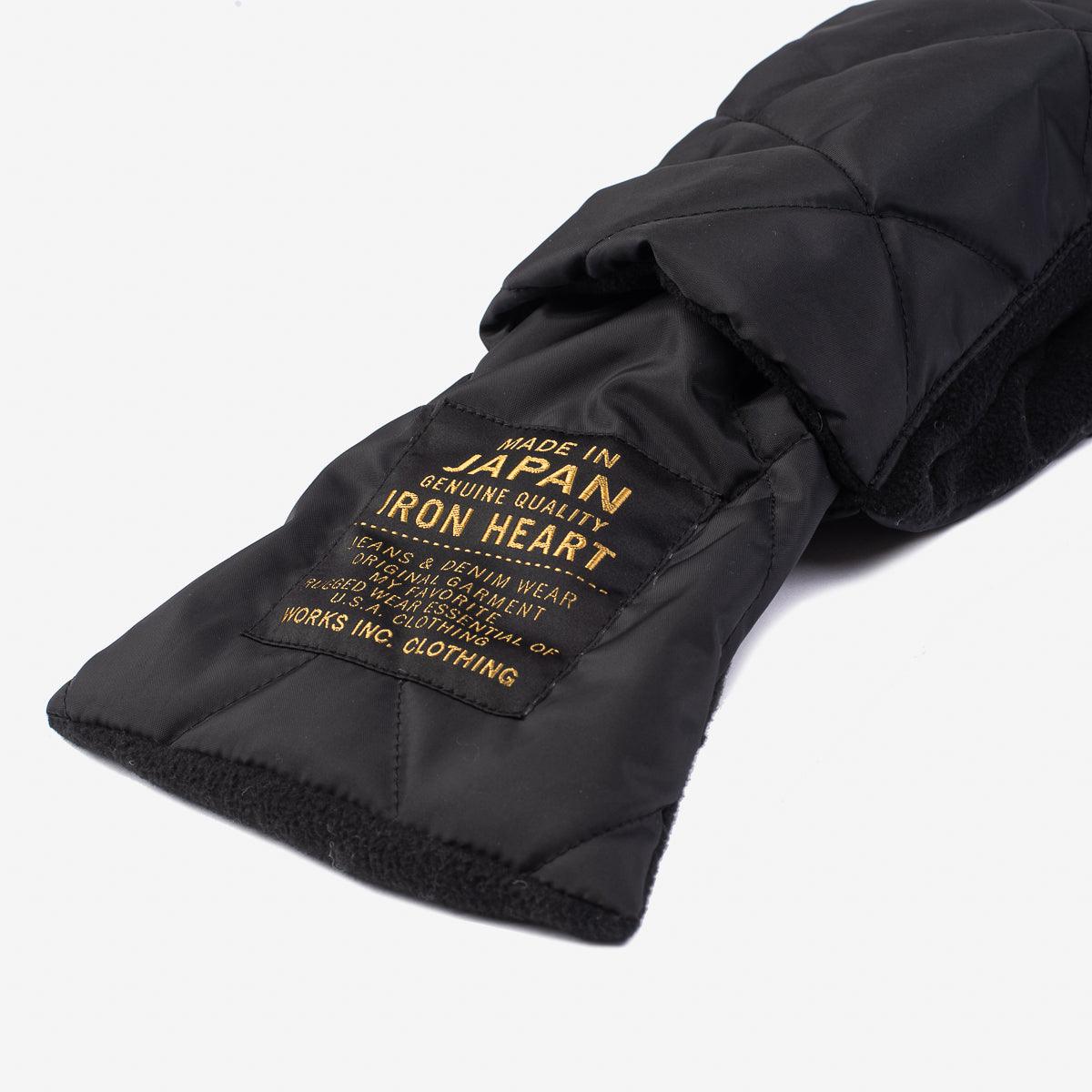 Image showing the IHG-097-BLK - PrimaLoft® Muffler - Black which is a Others described by the following info Accessories, Iron Heart, Others, Released and sold on the IRON HEART GERMANY online store