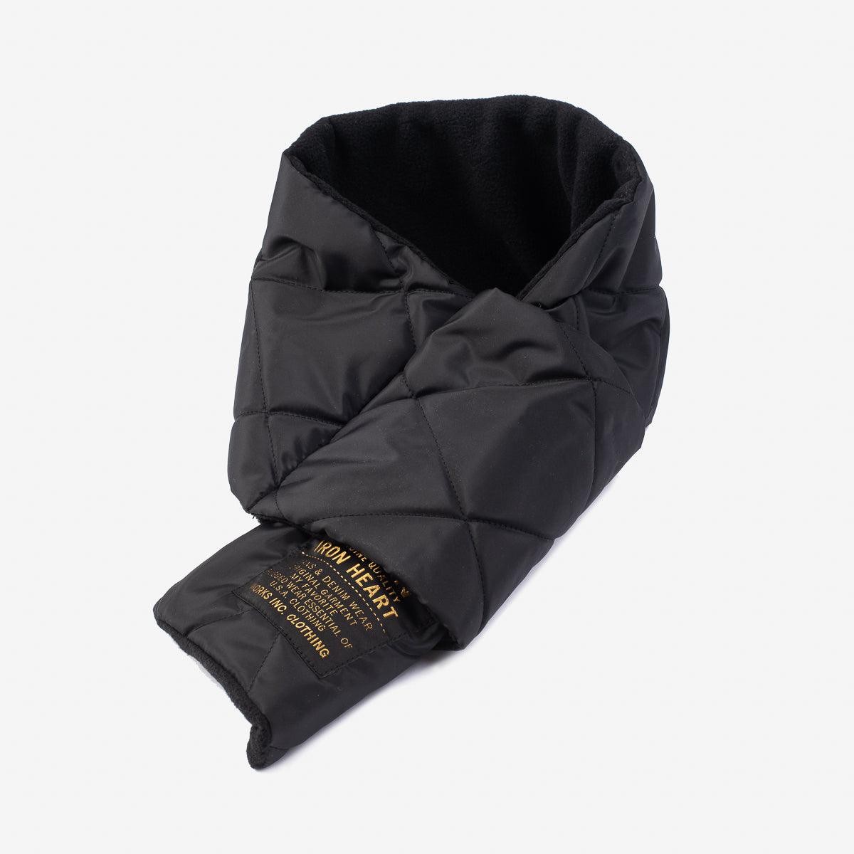 Image showing the IHG-097-BLK - PrimaLoft® Muffler - Black which is a Others described by the following info Accessories, Iron Heart, Others, Released and sold on the IRON HEART GERMANY online store