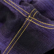 IHSH-265-PUR - Ultra Heavy Flannel Ombré Check Work Shirt - Purple/Black