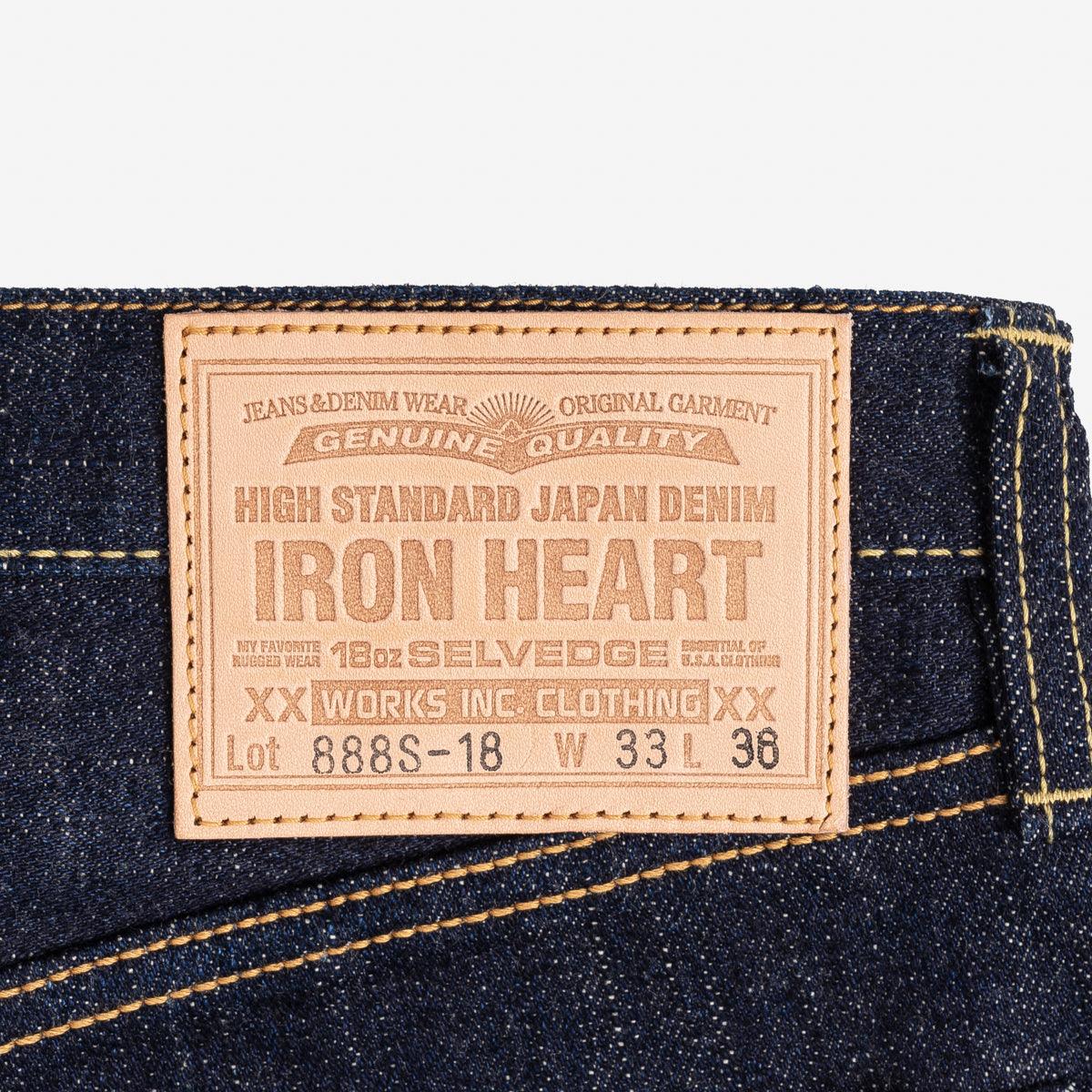 IH-888S-18 - 18oz Vintage Selvedge Denim Medium/High Rise Tapered